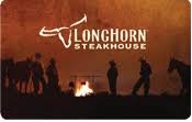 Longhorn Steakhouse Variable Gift Card